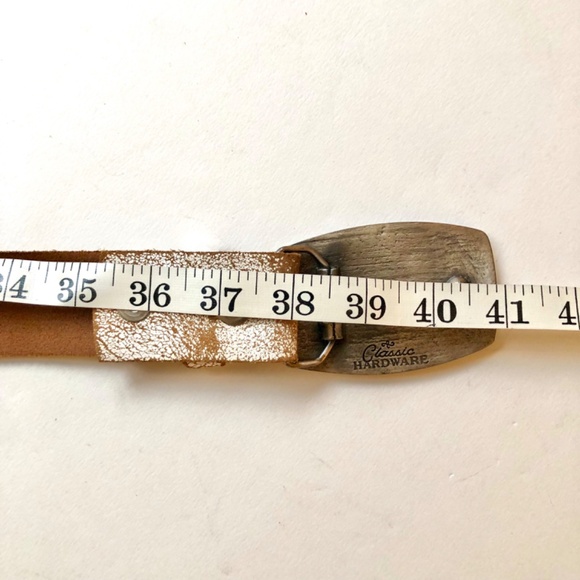 Rose Brand Belt Buckle With Removable Leather Belt - Picture 3 of 10